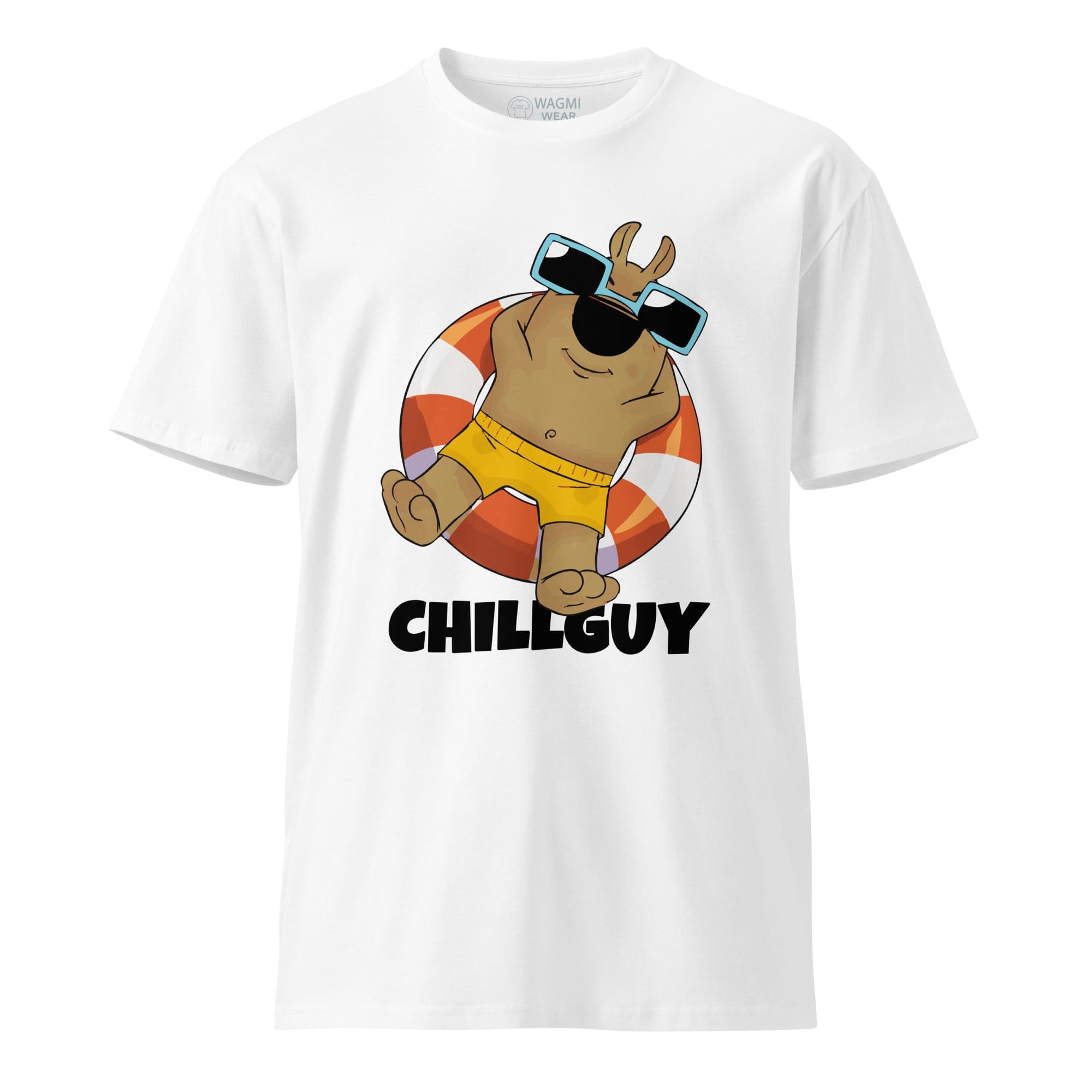 CHILLGUY Tee – Zero Stress, Full Drip Edition - White