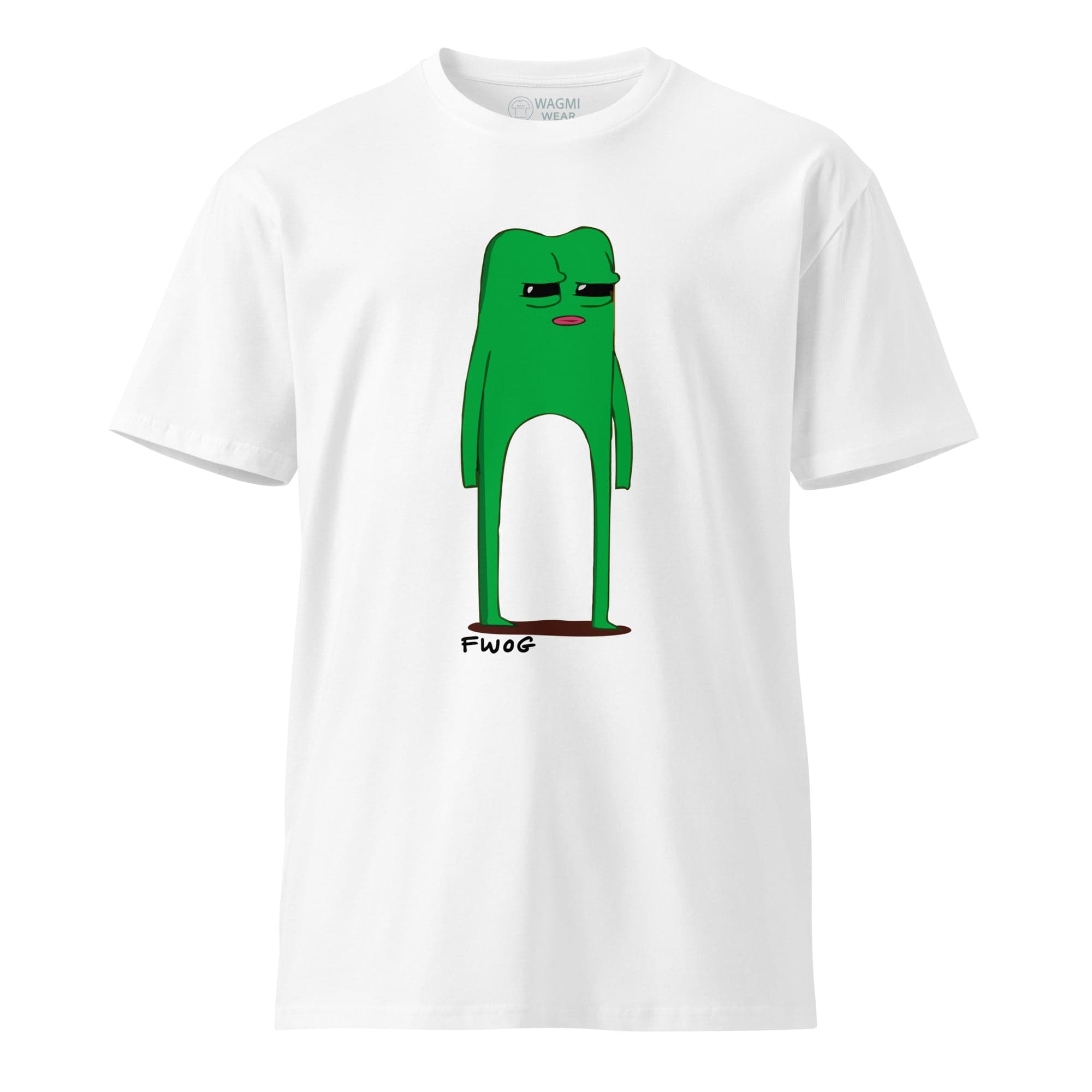 FWOG Tee - Solana’s Weirdest Frog - White