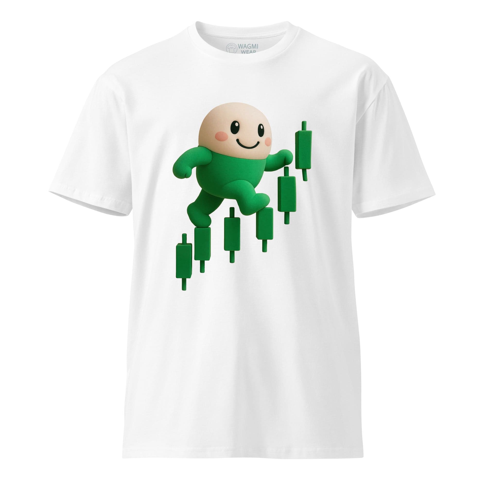 Cupsey Up Only Tee - Pump.fun Mascot Edition - White