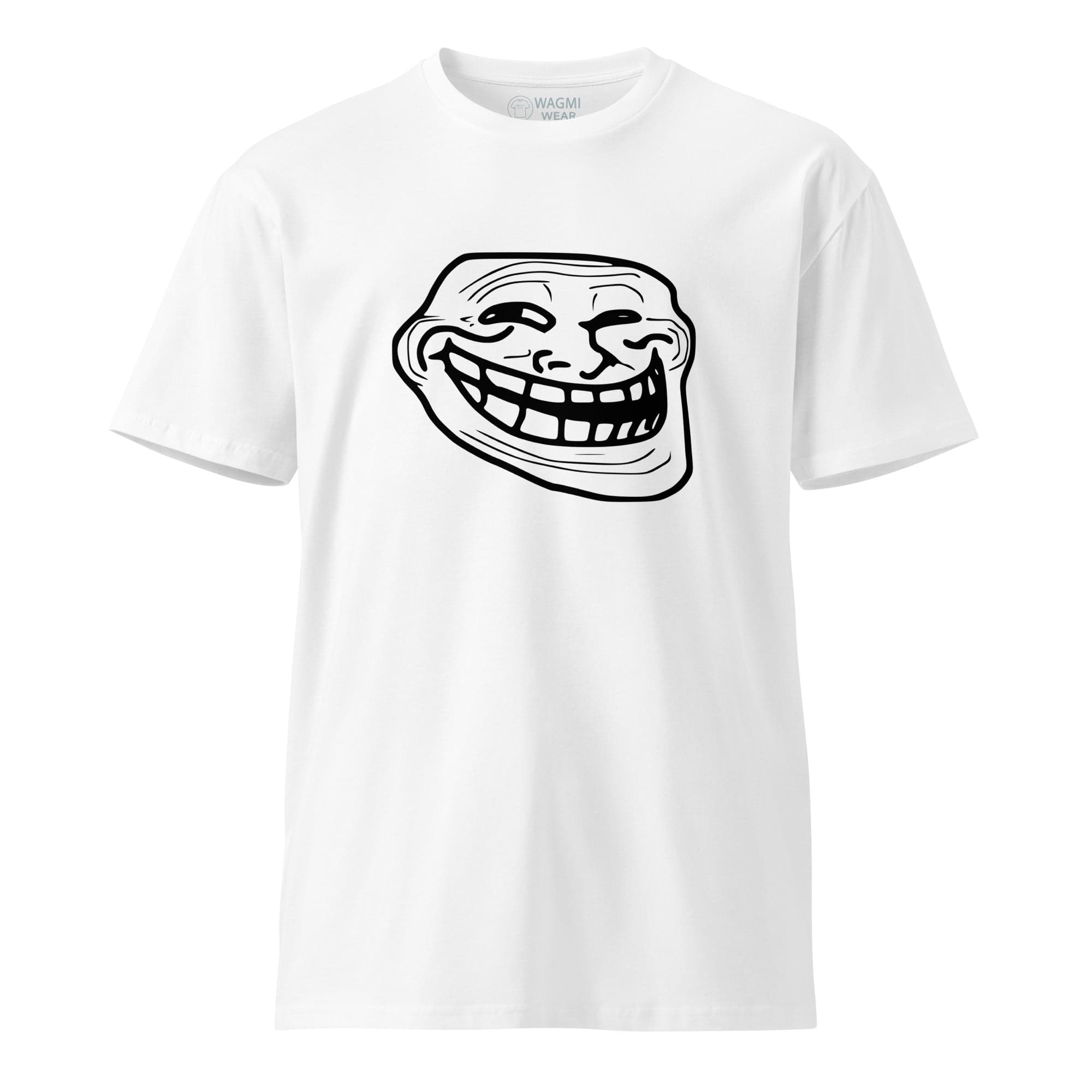 Troll Meme Token Tee – White