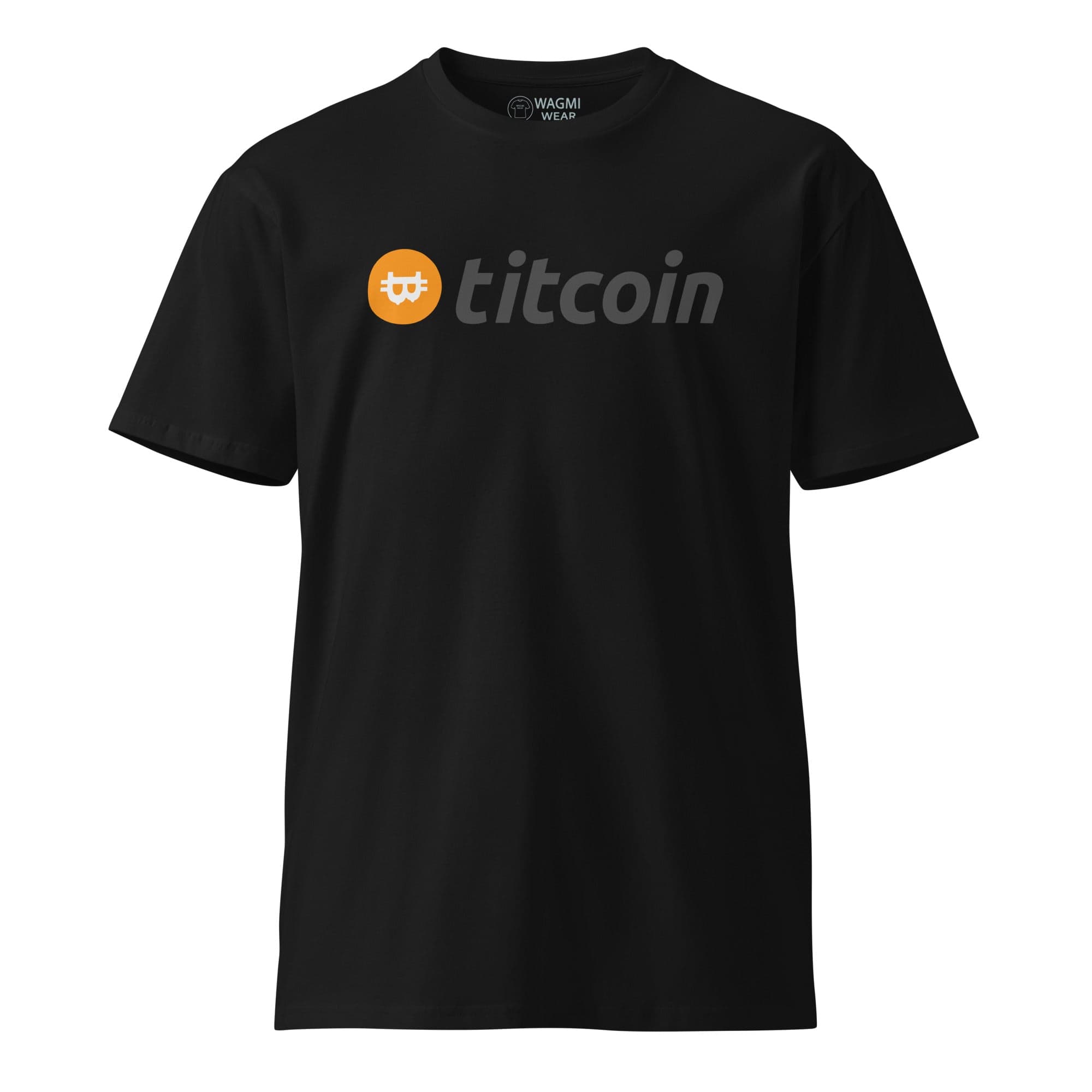 TITCOIN Minimal Tee – Stealth Edition - Black