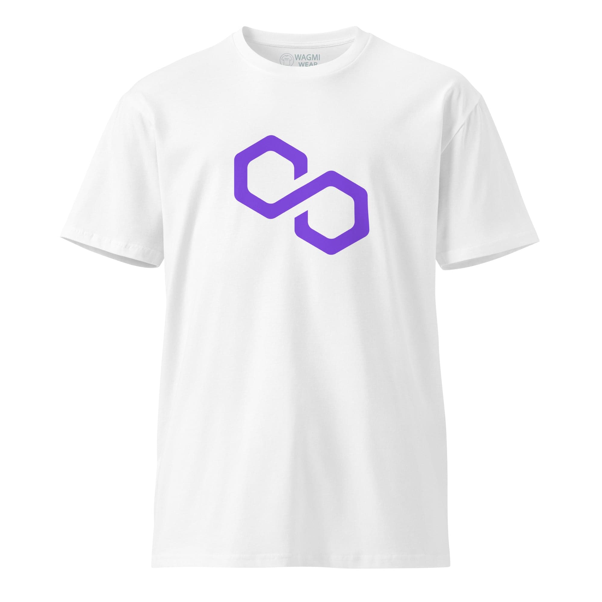 Polygon Logo Tee – White