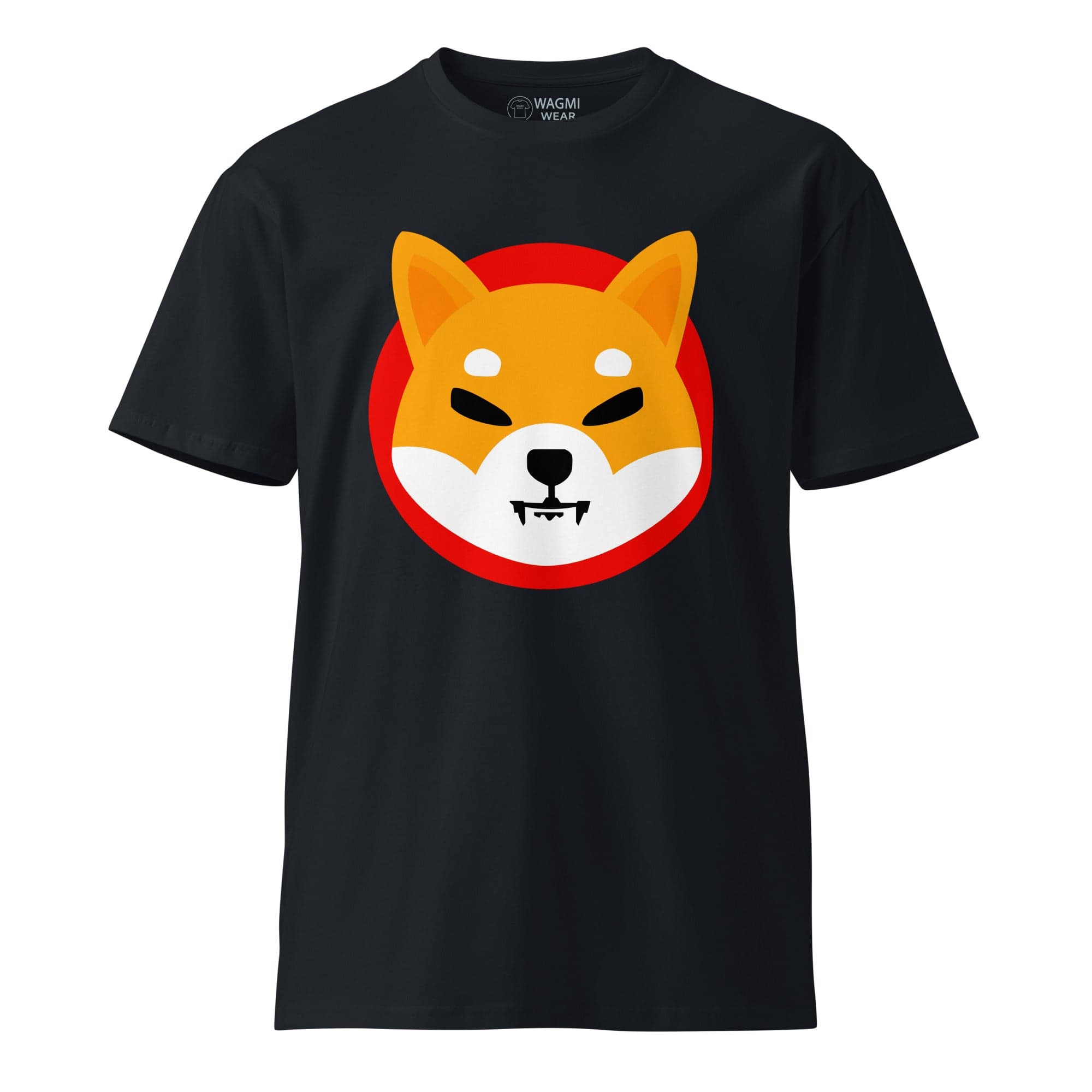 Shiba Inu Logo Tee - Deep Navy Blue
