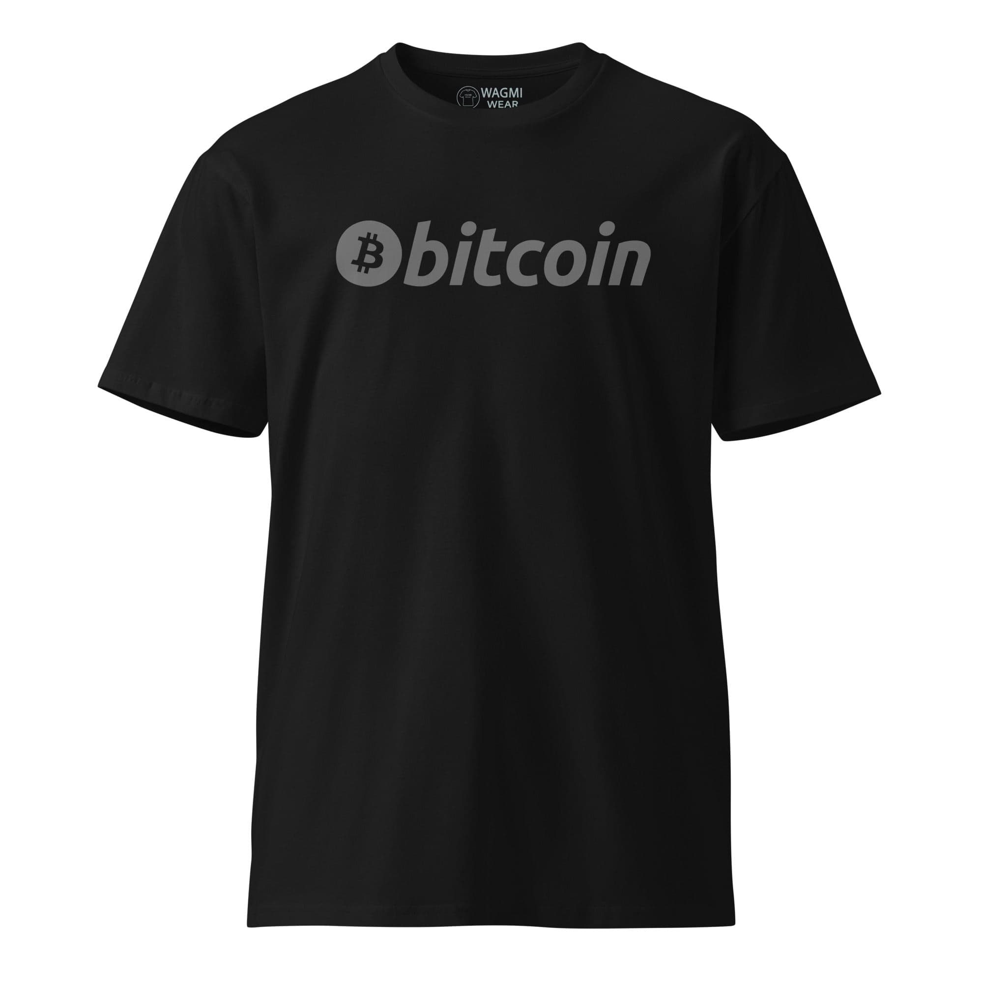 Bitcoin Stealth Logo Tee – Black